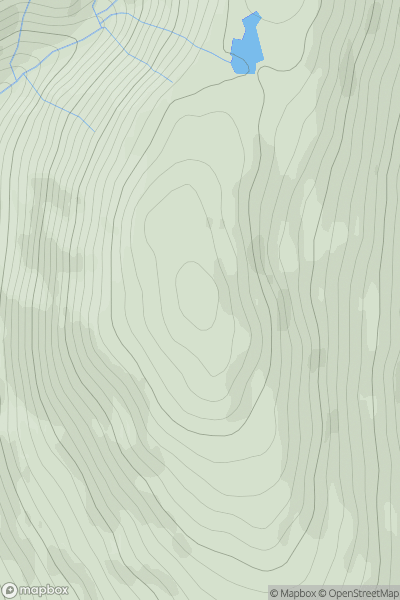 Thumbnail image for Meall Buidhe [Glen Lyon to Glen Dochart & Loch Tay] showing contour plot for surrounding peak